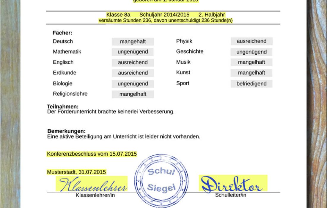 zeugnis-vorlage-schulzeugnis